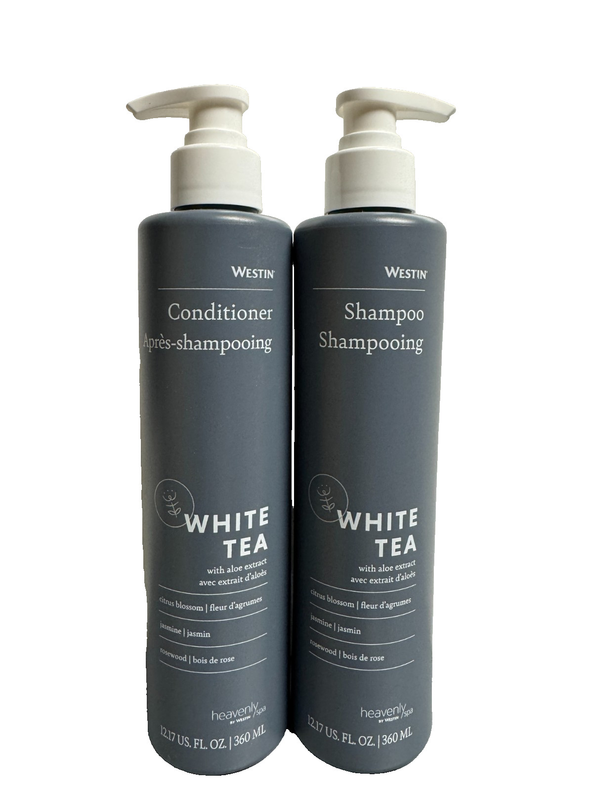 2 PACK Westin WHITE TEA Shampoo & Conditioner Set 12.17 fl.oz each Dovelok