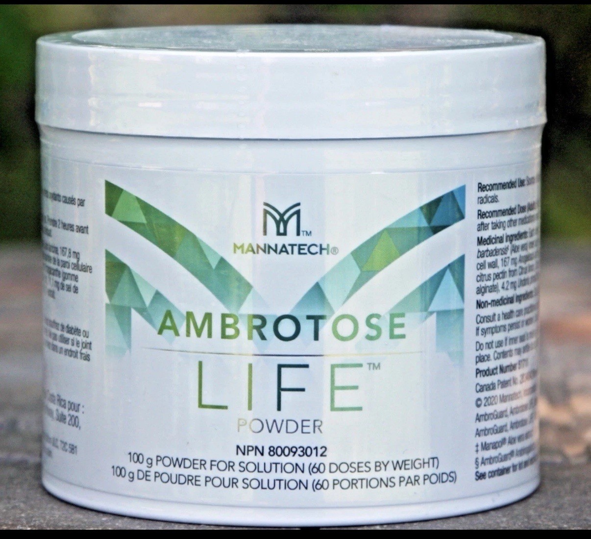 Mannatech Ambrotose Life Powder 3.5 oz (100g) Glyconutritional Supplement