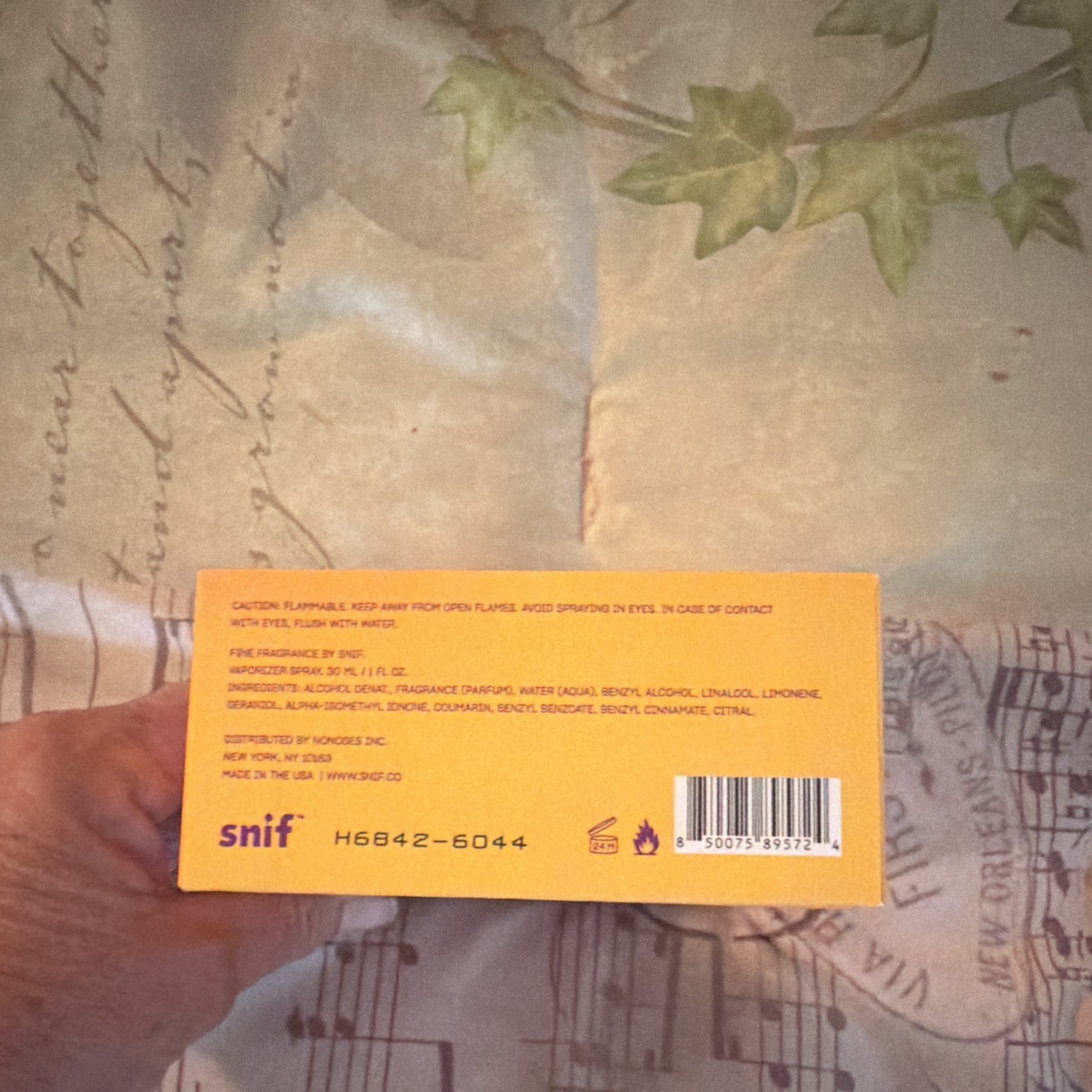 snif Only Sunshine Eau de Parfum Spray, Travel Size 30 mL, Bergamot & Jasmine