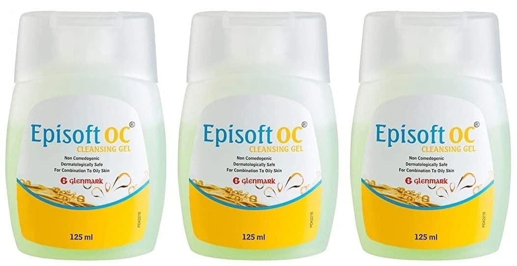 Episoft OC Cleansing Gel For All Skin Types 125ml Each Set Of 3
