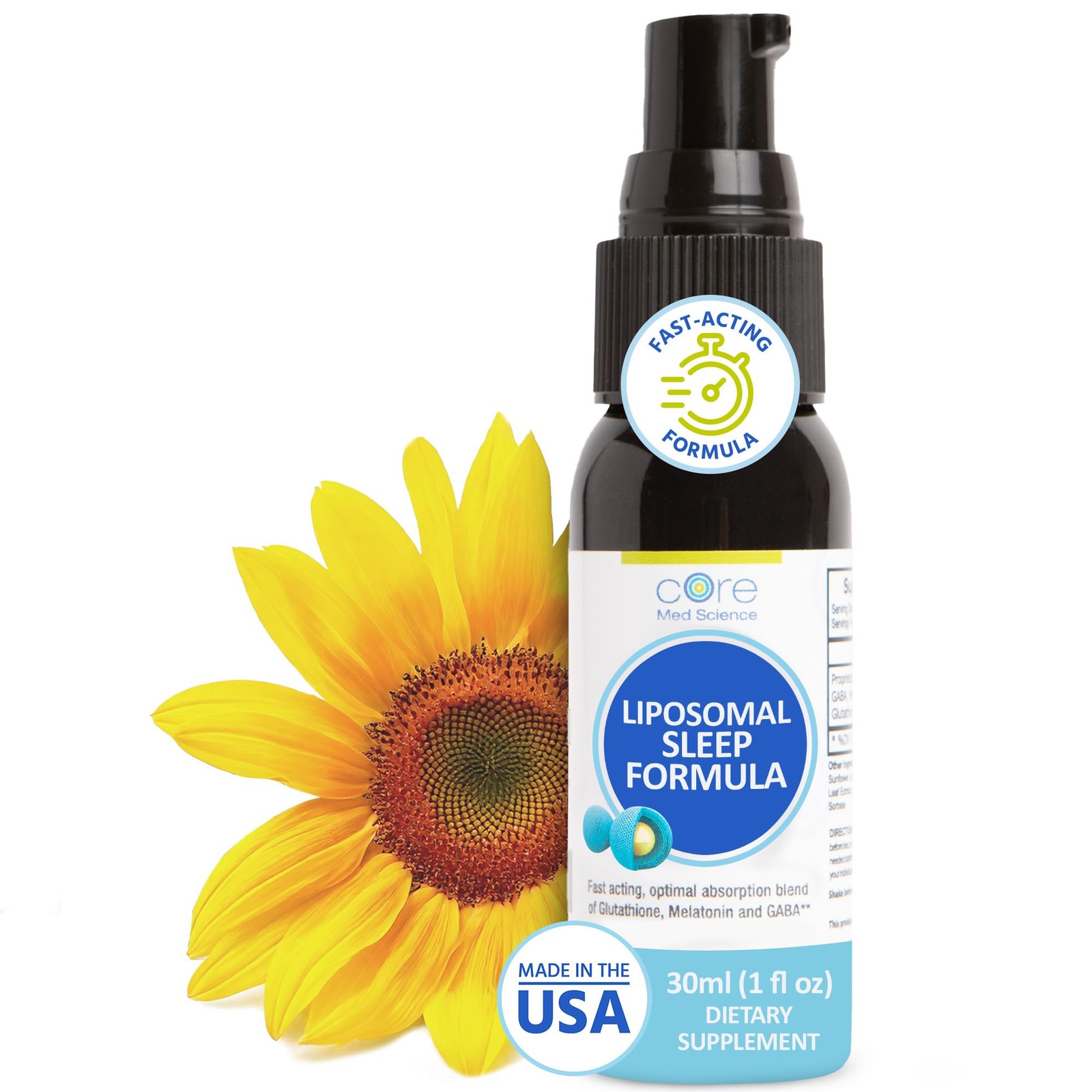 Liposomal Oral Sleep Spray Formula, 1 Fl Oz – Melatonin Spray Supports Restfu…