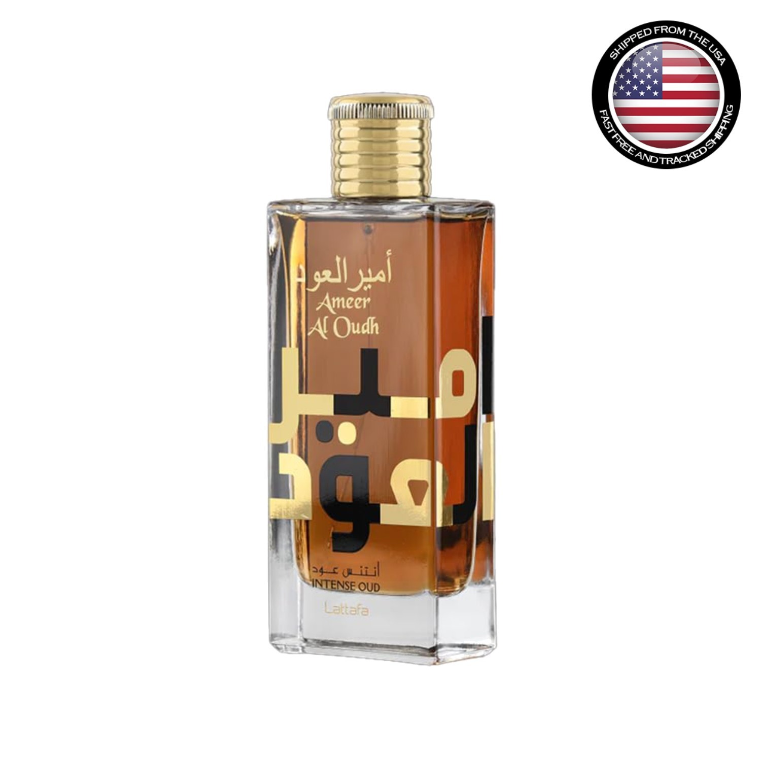 Unisex Ameer Al Oud Intense Oud 3.4oz Eau de Parfum with Amber Notes