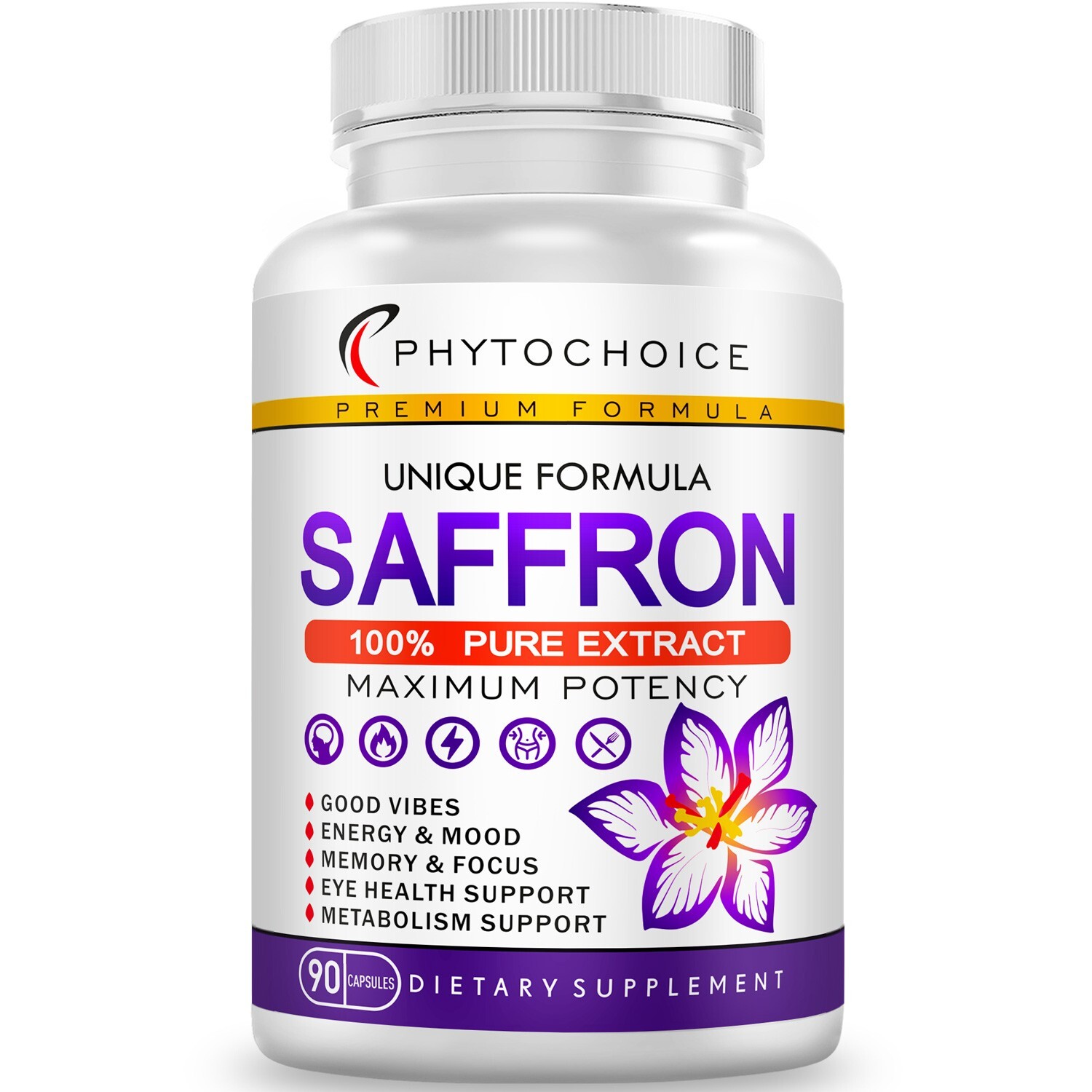 Saffron Extract-Weight Loss Appetite Suppressant Saffron Capsules for Men Women
