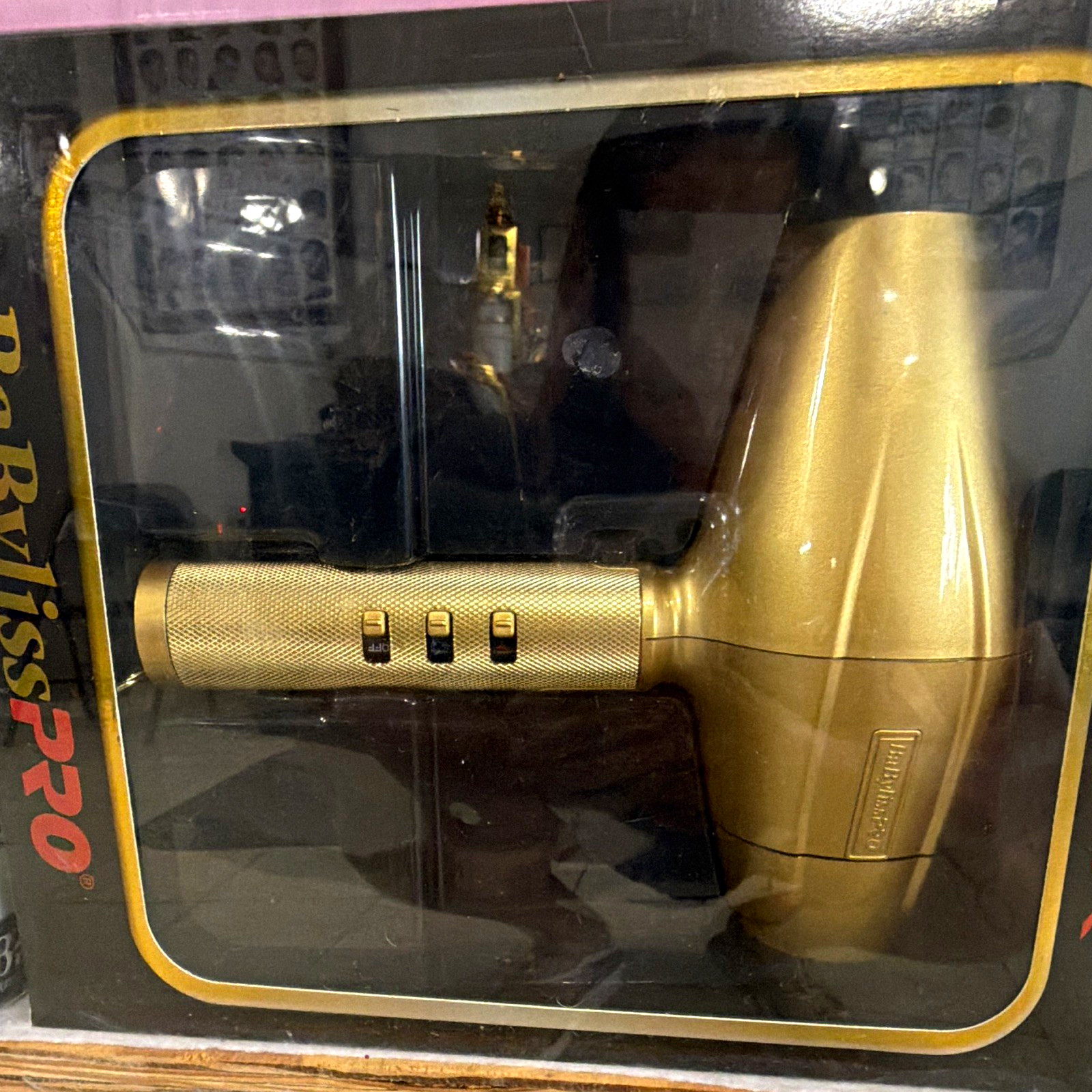 BaByliss PRO Gold Professional Hair Dryer for Unisex Adults – Salon Styling