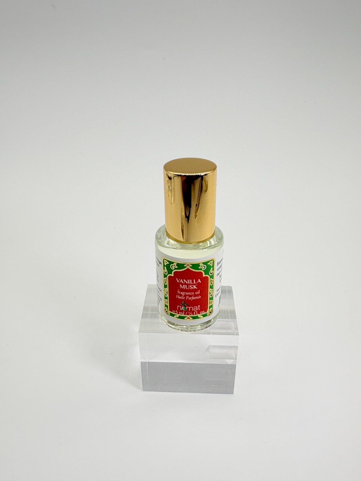 NEMAT Fragrance Oil VANILLA MUSK Roller Ball Travel Size 5 mL (1/6 fl oz)