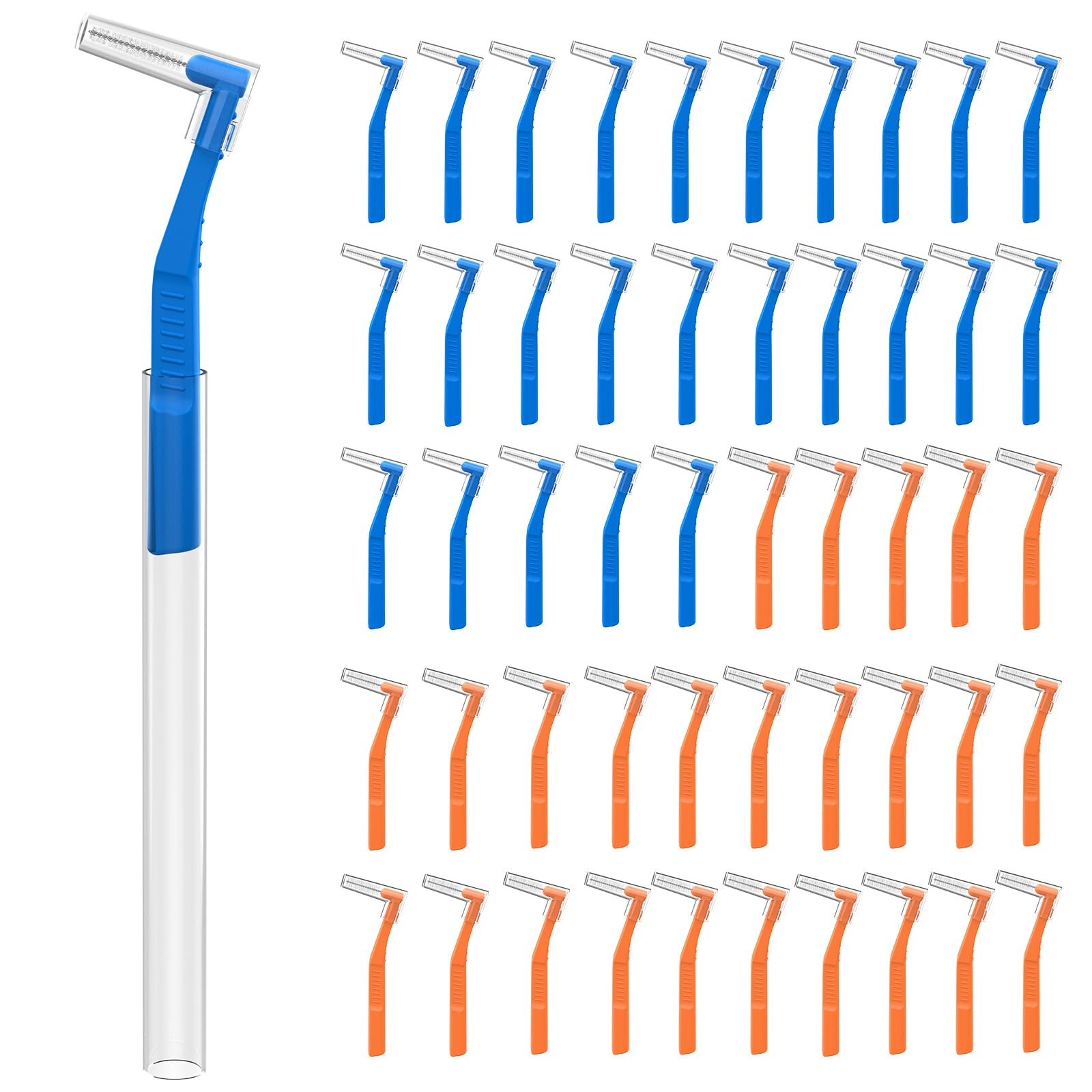 Fremouth 0.7mm+1.2mm Interdental Brushes 50 Pack