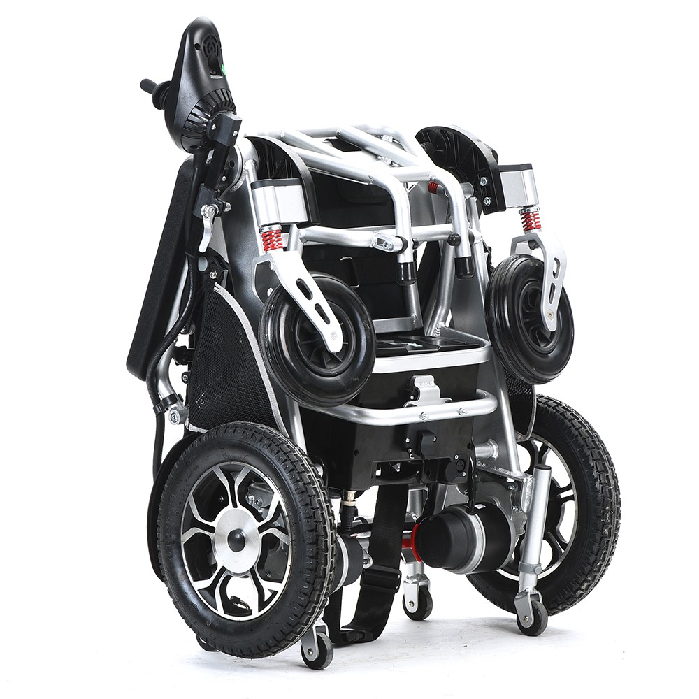 Quelith Electric Wheelchair Foldable 18″ Extra-Wide Seat 330LBS Power Chair
