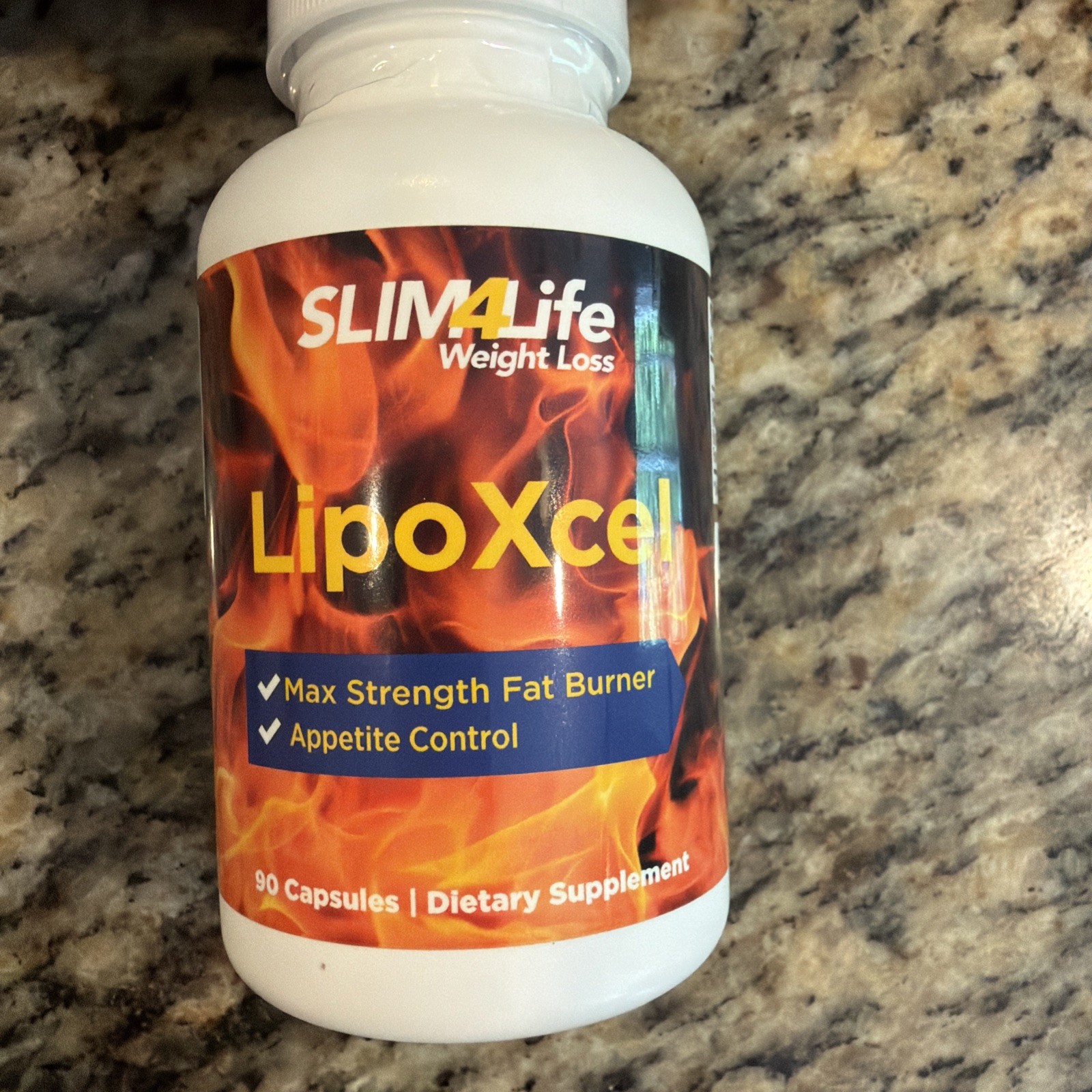 SLIM4Life LipoXcel Max Strength Fat Burner Appetite Control 90 Capsules