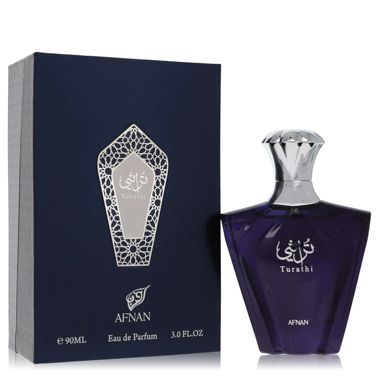 Afnan Turathi Blue Cologne By Afnan for Men 3oz EDP spray in Box NEW