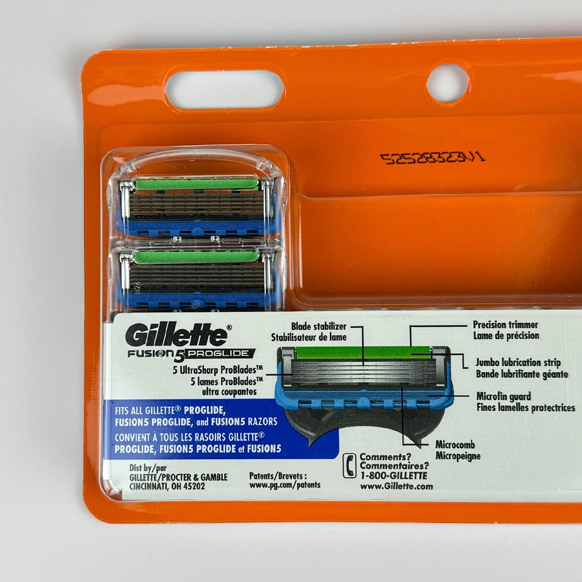 3x Gillette Fusion5 ProGlide Refill 12ct Packs (36 Blades) New Factory Sealed