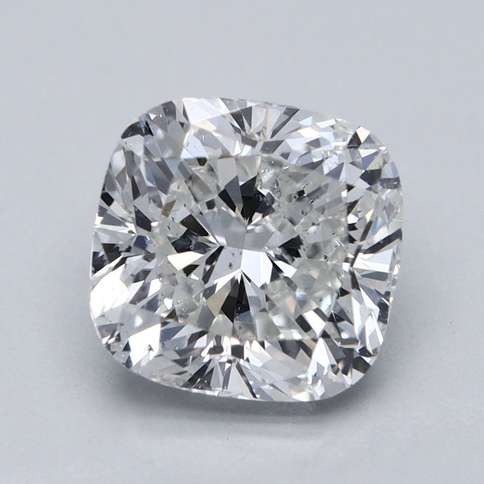 Loose Gems CVD Lab Grown Diamond 2 Ct Cushion Cut D Color IF Clarity Certified