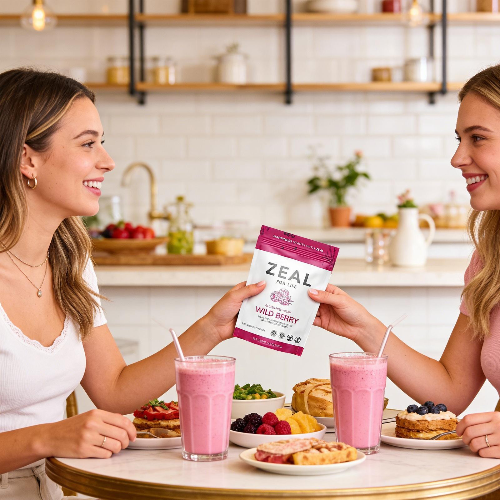 Zurvita Zeal For Life – 30-Day Wellness Bag (Wild Berry Flavor) – 420g FRESH