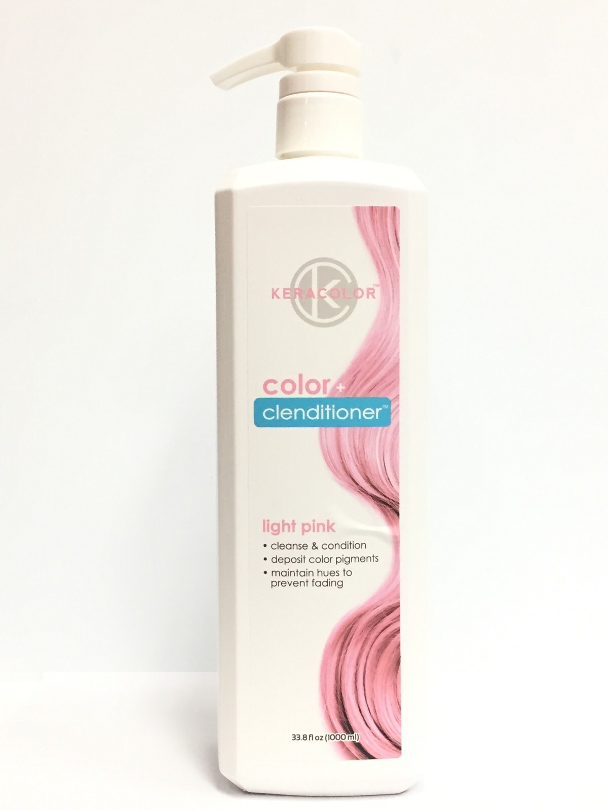 KeraColor Color + Clenditioner – Light Pink, 33.8 oz
