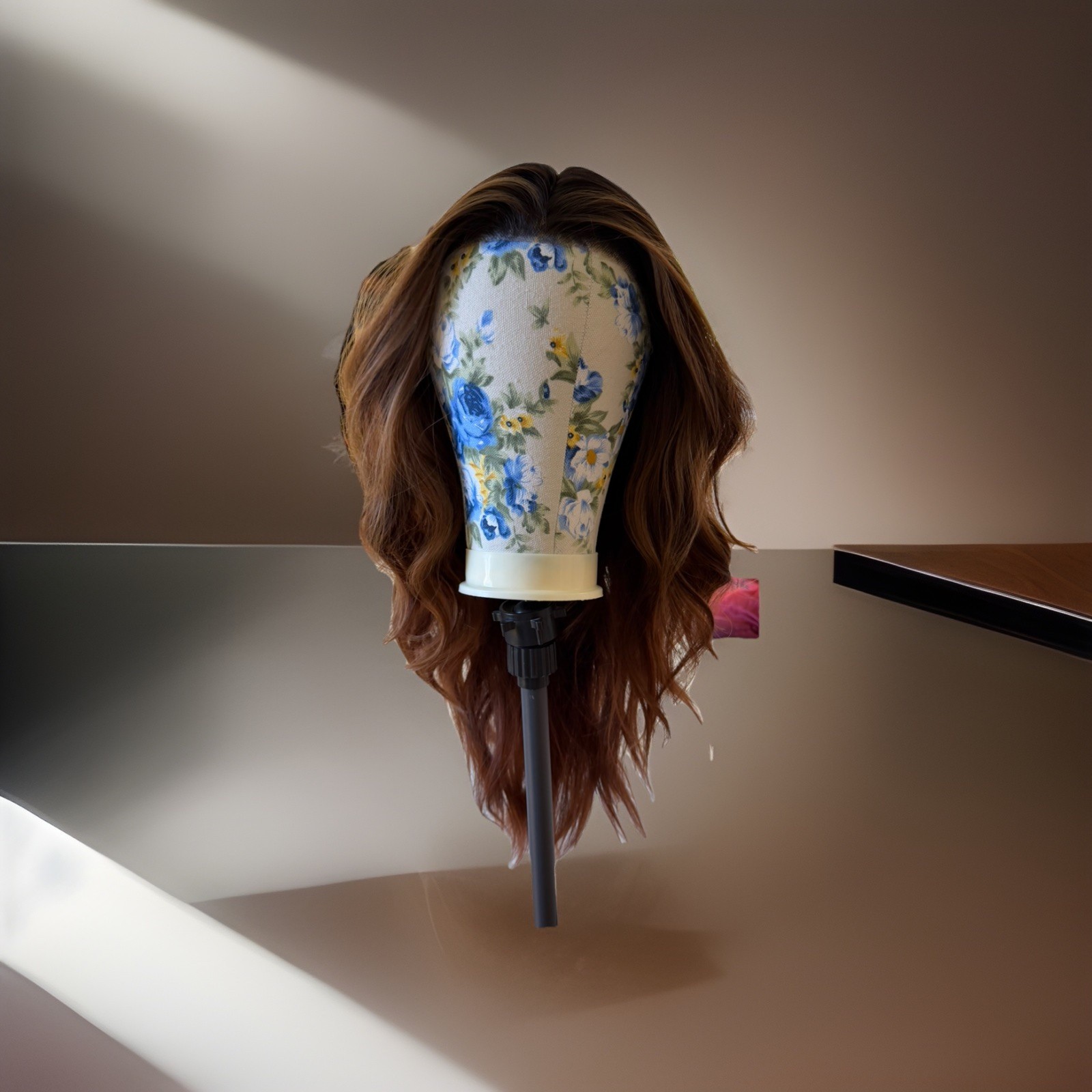 Chelsey Smith Crowns CSC “Sharpay long@ Macchiato Wig Red Brunette Layered Wig