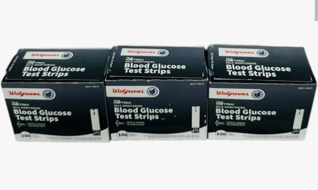 8 Boxes Walgreens True Metrix Glucose Blood Test Strips 100 Ct