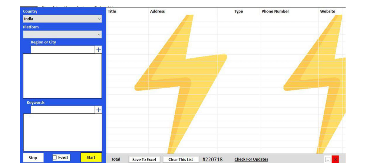 flash sender